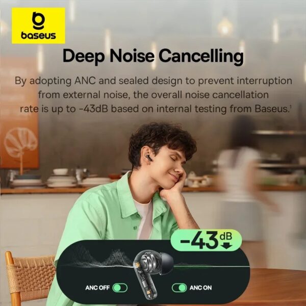 Baseus Bass EP10 NC ANC TWS Earphones