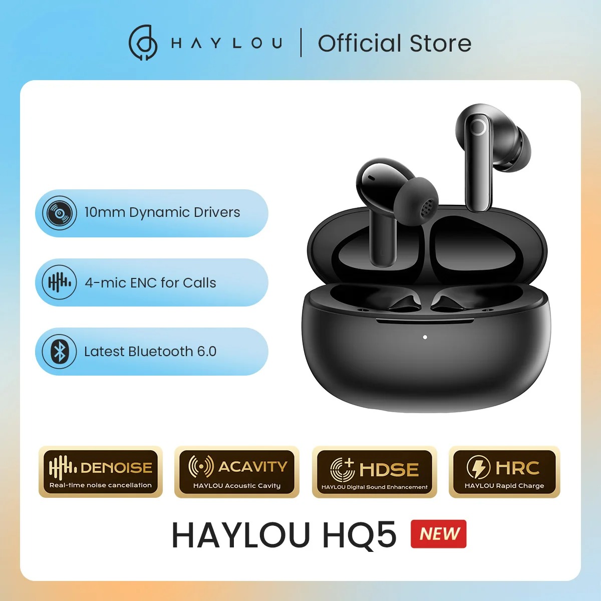 HAYLOU HQ5 ANC Wireless Earphones - Image 8
