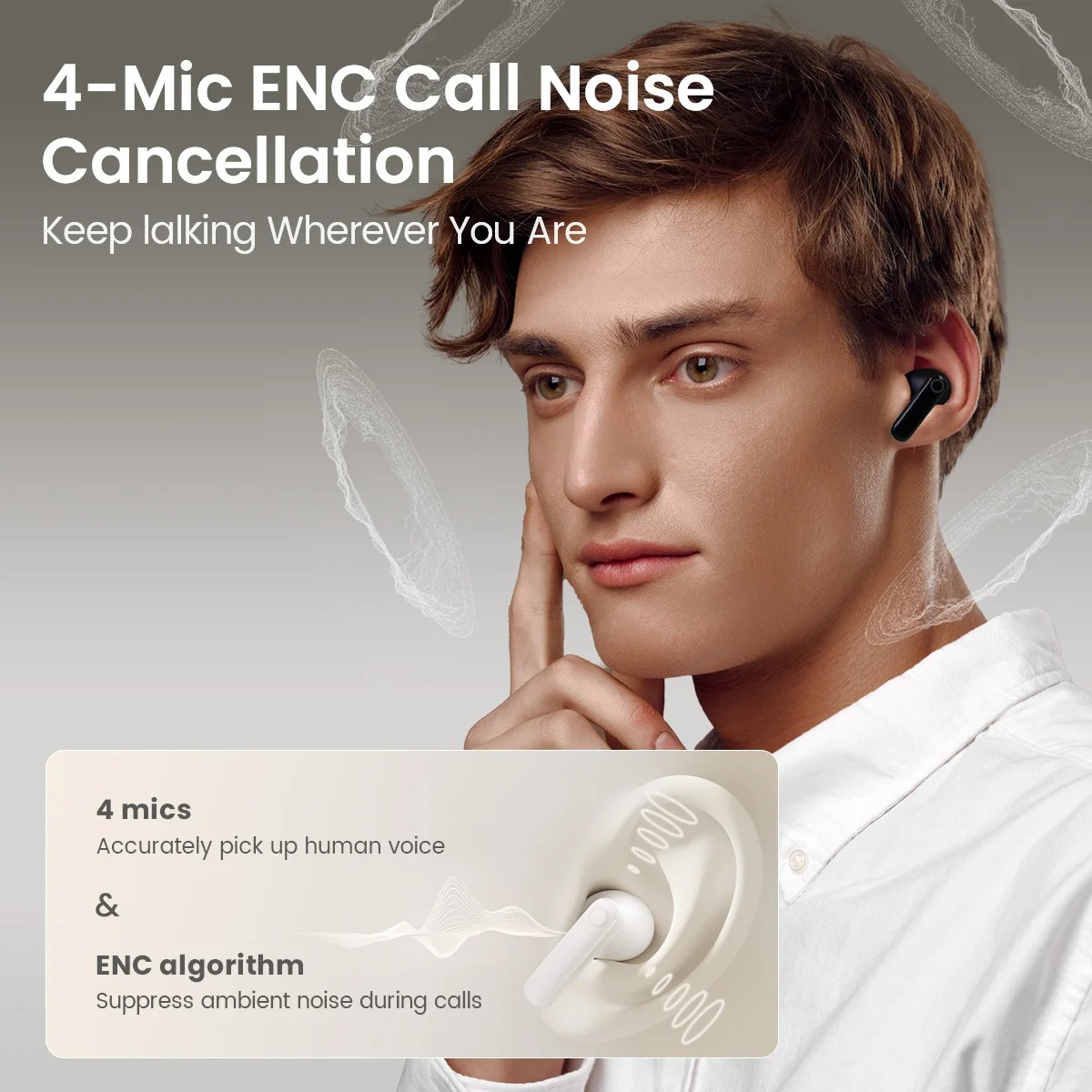 HAYLOU HQ5 ANC Wireless Earphones - Image 4