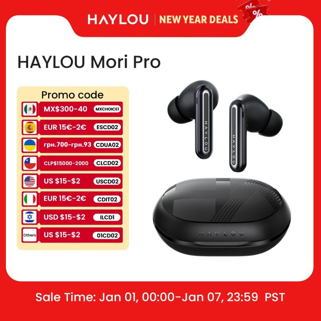 HAYLOU Mori Pro Bluetooth 5.4 Earphones