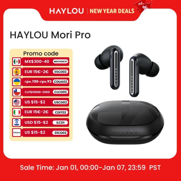 HAYLOU Mori Pro Bluetooth 5.4 Earphones