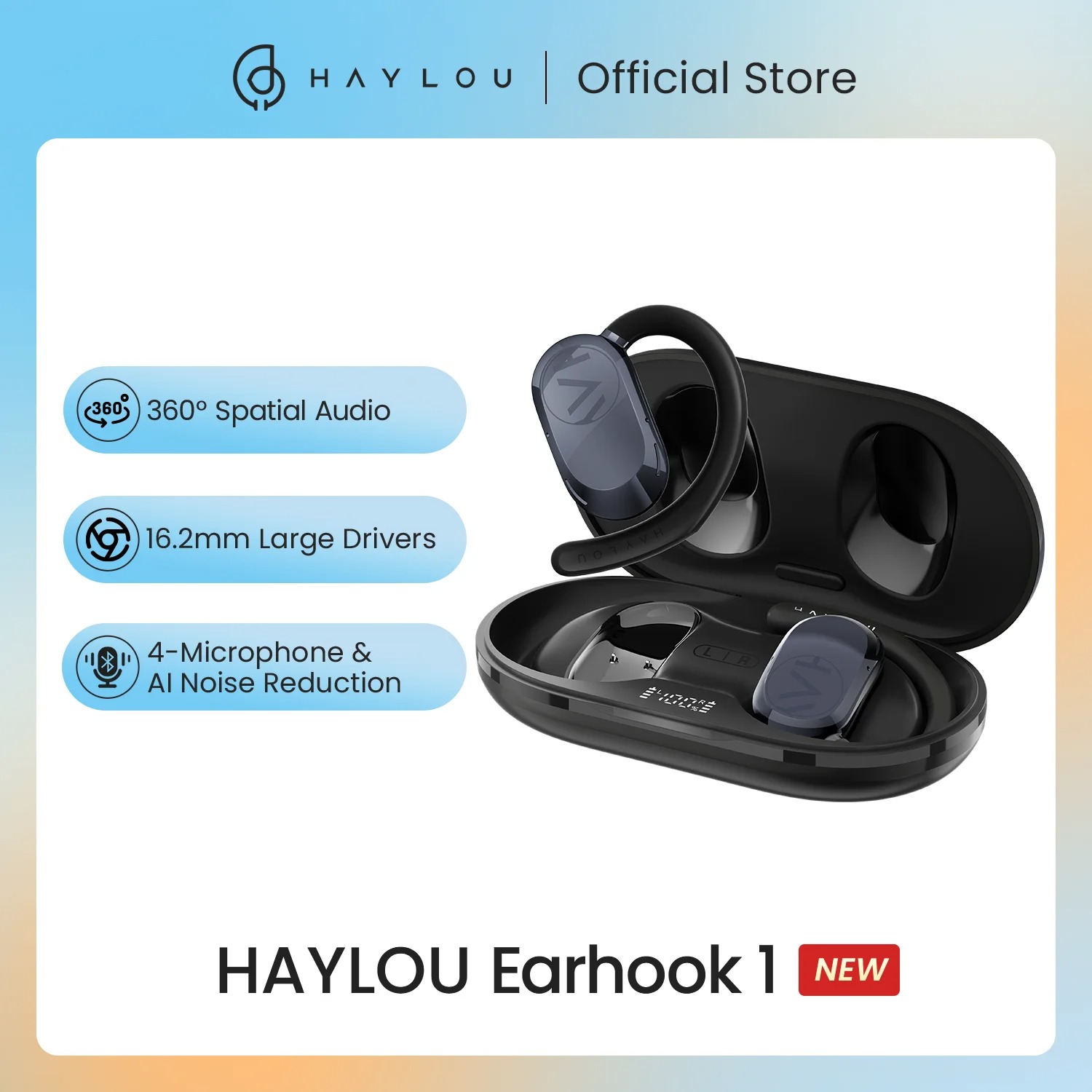 HAYLOU Earhook 1 Open-Ear Earphones Ear Hooks - Image 8
