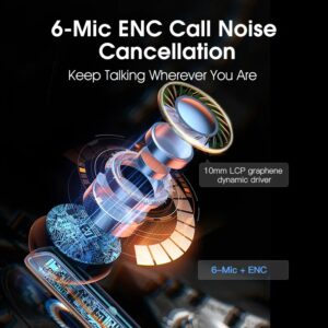 QCY HT05 ANC Wireless Earphone - Image 4