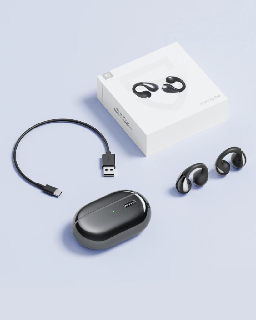 SoundPEATS PearlClip Pro Open Ear Earbuds Wireless Headphones