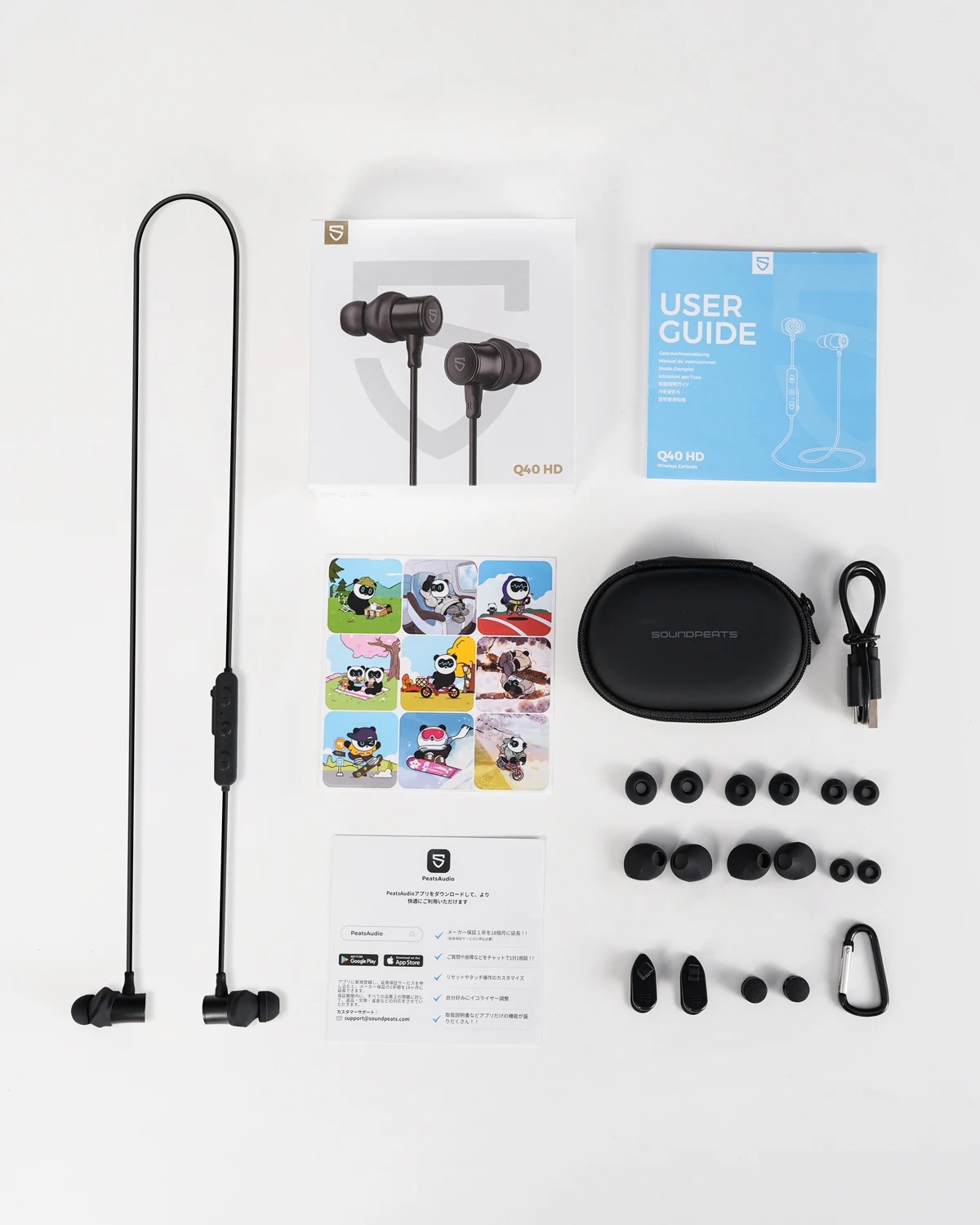 SoundPEATS Q40 HD Wireless Earphones Neck Band - Image 2