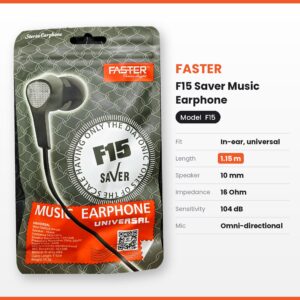 FASTER F15 Saver Universal Music Earphone