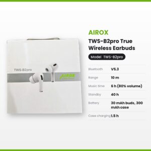 AIROX TWS-B2pro True Wireless Earbuds