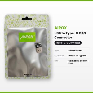 AIROX USB to Type-C OTG Connector