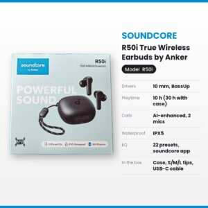 soundcore by Anker R50i True Wireless Earbuds